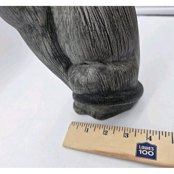 Vintage Blue Eyed Siamese Cat Statue MCM Handpainted Boo Boo Kitty Feline Retro - Picture 9 of 11